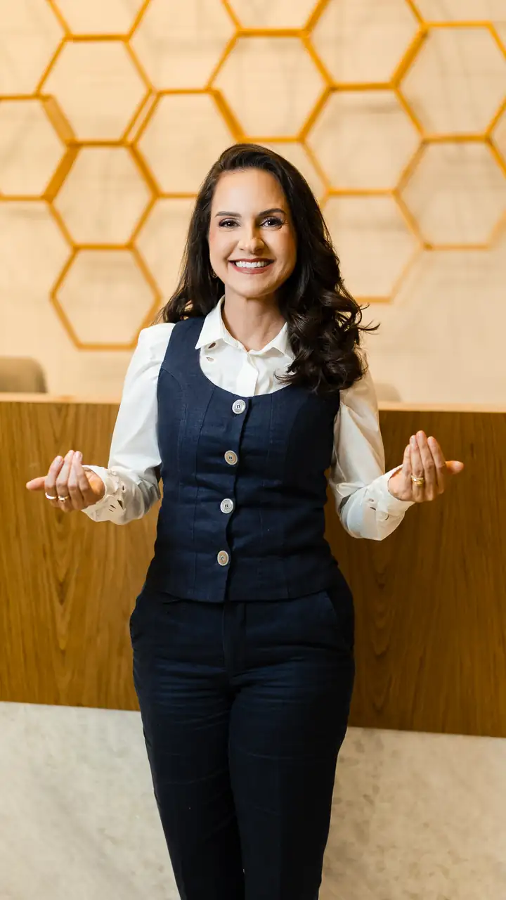 Dra. Mariana Santana na recepção do Instituto Gratia Plena
